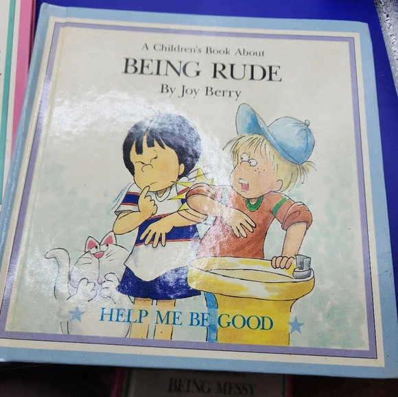 Vtg Help Me Be Good Books Lot of  8 Joy Berry Messy Selfish Lying Rude Cheating - Picture 3 of 11